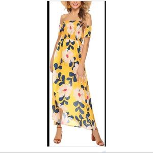 NWT Floral Maxi Dress